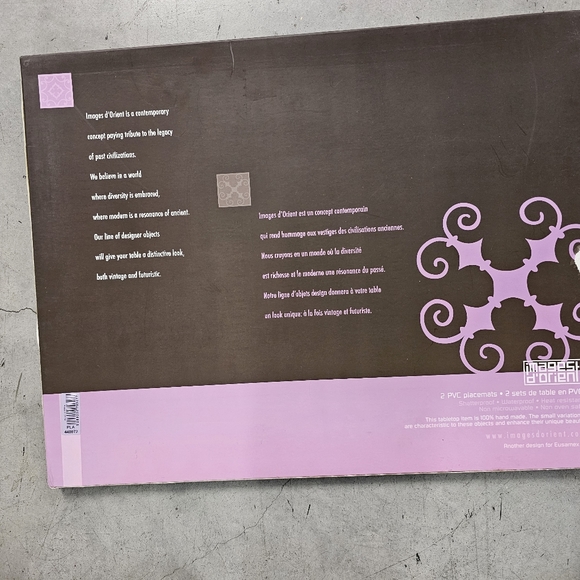 eusamex Images d'Orient Placemats – 2 Pcs 42 x 33cm 16.5 x 13" - Picture 2 of 3